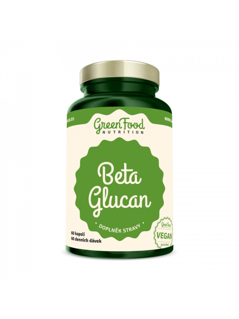 GreenFood Beta Glucan 60 kapslí - EXPIRACE 8/23