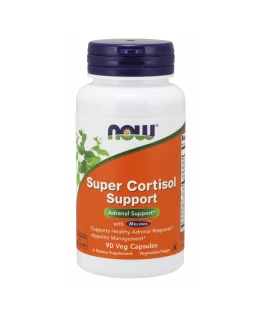 NOW Super Cortisol Support, 90 rostlinných kapslí