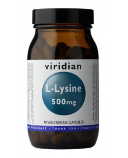 Viridian L-Lysine, 90 kapslí
