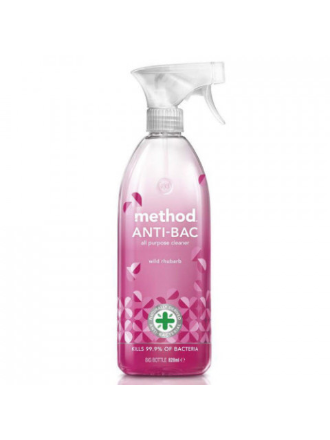 METHOD antibakteriální univerzální čistič, 830 ml - Rebarbora