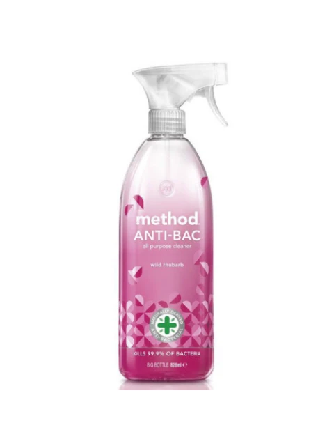METHOD antibakteriální univerzální čistič, 830 ml - Rebarbora
