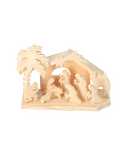 ČistéDřevo Dřevěný betlém VI
