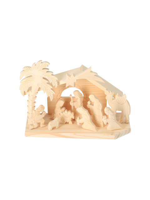 ČistéDřevo Dřevěný betlém VI