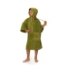 Dětské plážové pončo s výšivkou, 6-10 let, Olive Green