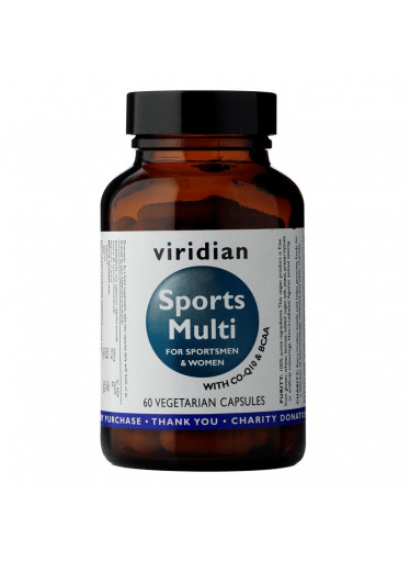 Viridian Sports Multi (Vitamíny, minerály a rostlinné extrakty), 60 kapslí