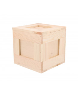 ČistéDřevo Dřevěný box 20 x 20 cm