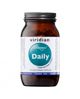 Viridian Synerbio Daily (Směs probiotik a prebiotik), 90 kapslí