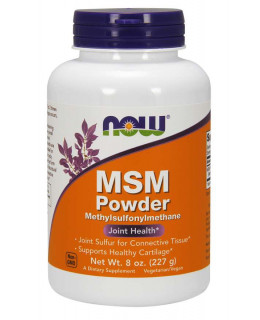 NOW MSM Methylsulfonylmethan, Powder 227g