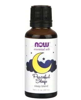 NOW Essential Oil, Peaceful sleep oil (éterický olej pro spokojený spánek), 30 ml - EXPIRACE 2/2025