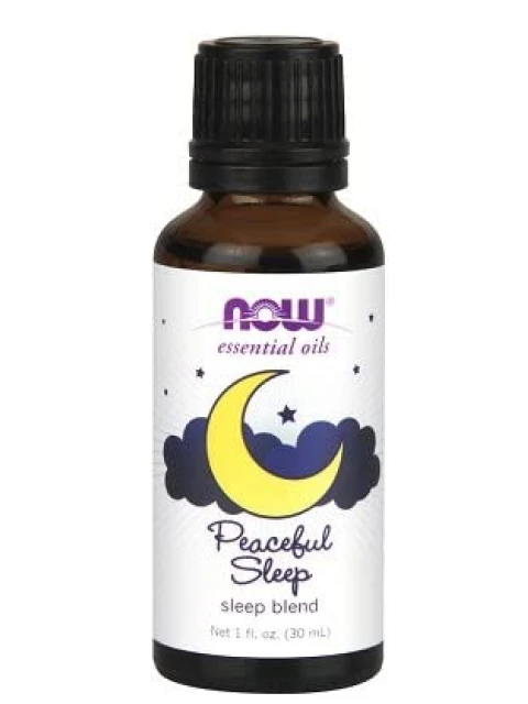 NOW Essential Oil, Peaceful sleep oil (éterický olej pro spokojený spánek), 30 ml - EXPIRACE 2/2025