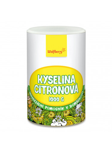 Wolfberry Kyselina citronová 1000 g dóza