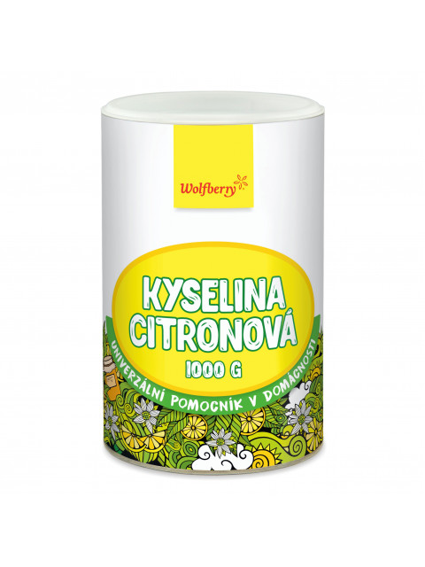 Wolfberry Kyselina citronová 1000 g dóza