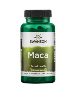 Swanson Maca (řeřicha peruánská), 500 mg, 100 kapslí