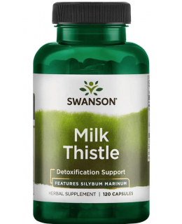 Swanson Milk Thistle (Ostropestřec) - standardizovaný, 250 mg, 120 kapslí - EXPIRACE 5/2023