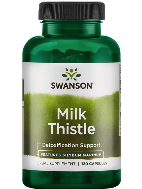 Swanson Milk Thistle (Ostropestřec) - standardizovaný, 250 mg, 120 kapslí - EXPIRACE 3/2023