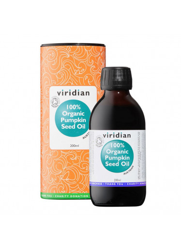 Viridian Pumpkin Seed Oil (Olej z dýňových semínek Bio) Organic, 200 ml