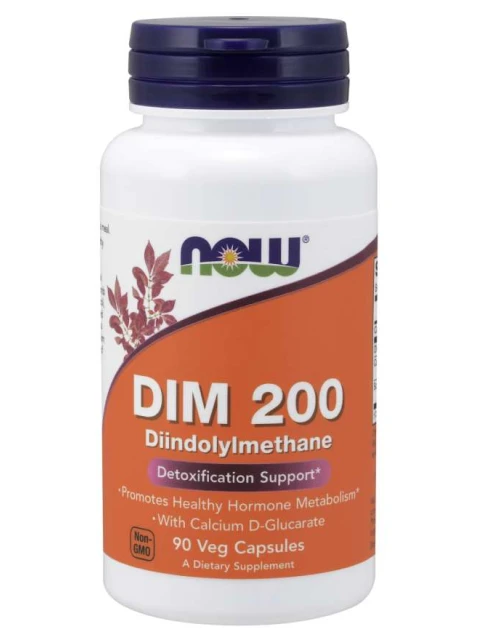 NOW DIM 200 Diindolylmethane, 90 rostlinných kapslí