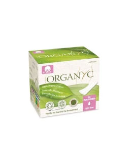Organyc Slipové vložky Light (24 ks) - 100% z biobavlny, 1 kapička
