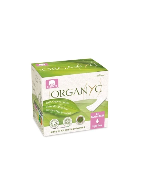 Organyc Slipové vložky Light (24 ks) - 100% z biobavlny, 1 kapička