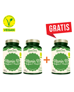 GreenFood 2 + 1 Vitamin B2 Riboflavin 5'Phosphate 90 kapslí