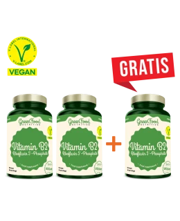GreenFood 2 + 1 Vitamin B2 Riboflavin 5'Phosphate 90 kapslí