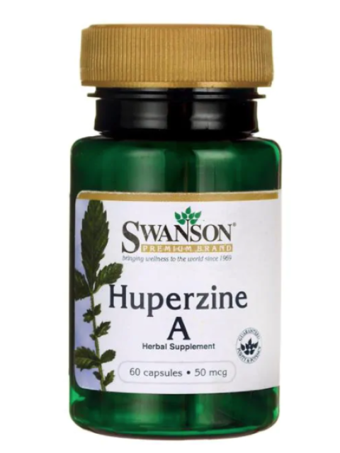 Swanson Huperzine A, 50 mcg, 60 kapslí