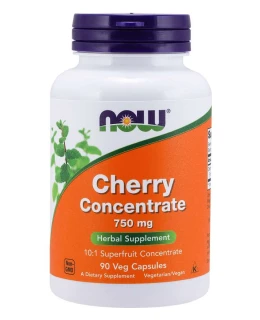 NOW Cherry Contentrate (koncentrát z třešně), 750 mg, 90 rostlinných kapslí