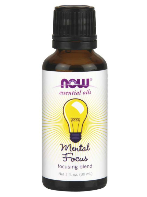 NOW Essential Oil, Mental Focus oil (éterický olej mentální soustředění), 30 ml