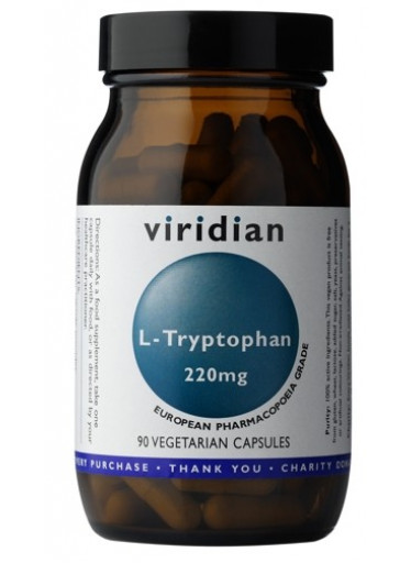 Viridian L-Tryptophan, 220 mg, 90 kapslí