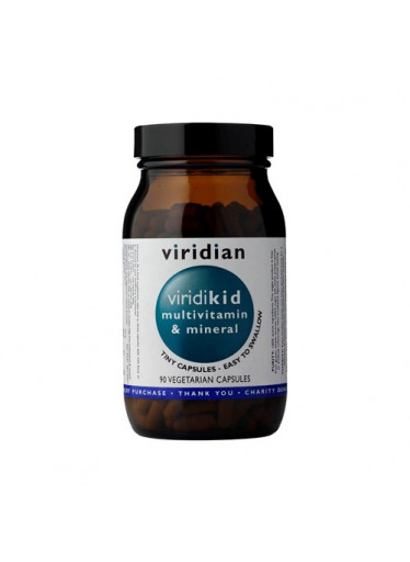 Viridian Viridikid Multivitamin (pro děti), 90 kapslí