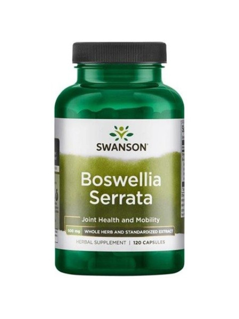 Swanson Boswellia Serrata (Kadidlovník pilovitý extrakt), 500 mg, 120 rostlinných kapslí