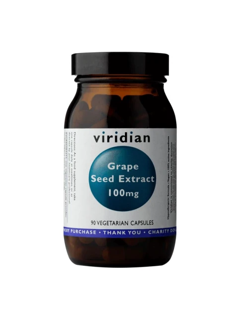 Viridian Grape Seed (Hroznová jadérka), 90 kapslí