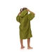 Dětské plážové pončo s výšivkou, 6-10 let, Olive Green