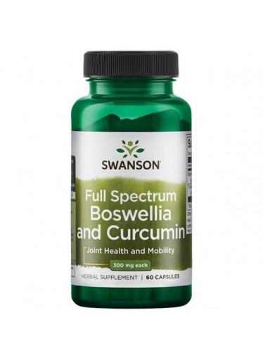 Swanson Full Spectrum Boswellia s Kurkuminem, 60 kapslí