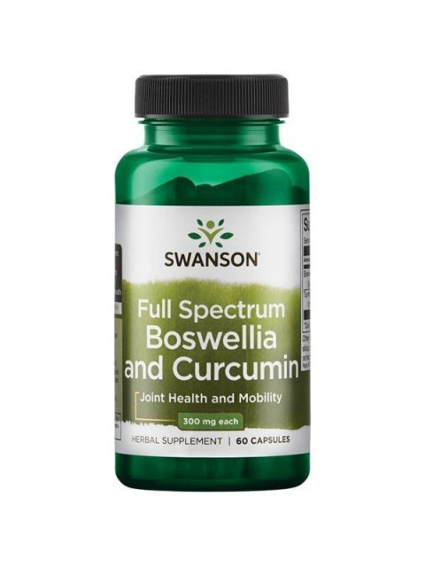 Swanson Full Spectrum Boswellia s Kurkuminem, 60 kapslí