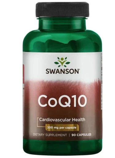 Swanson CoQ10 (Koenzym Q10), 200 mg, 90 kapslí