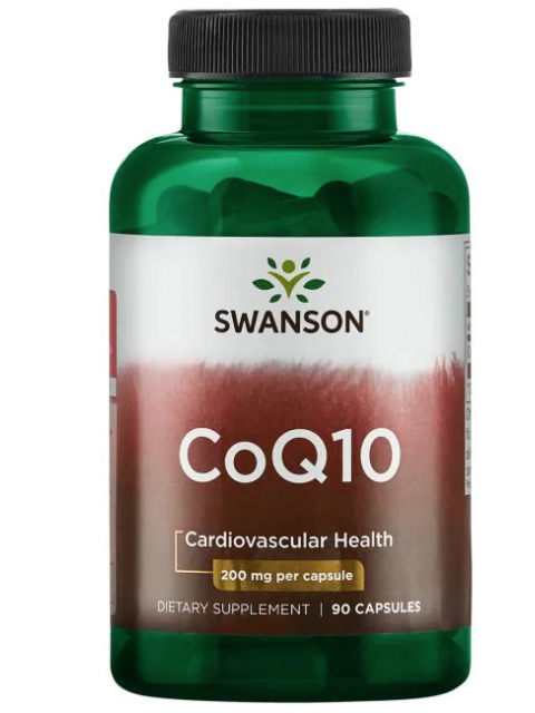 Swanson CoQ10 (Koenzym Q10), 200 mg, 90 kapslí