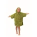 Dětské plážové pončo s výšivkou, 3-5 let, Olive Green