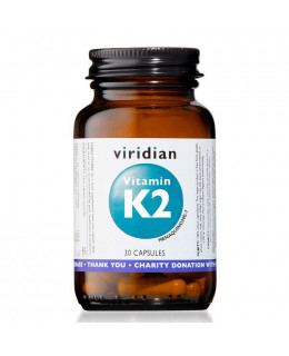 Viridian Vitamin K2, 30 kapslí