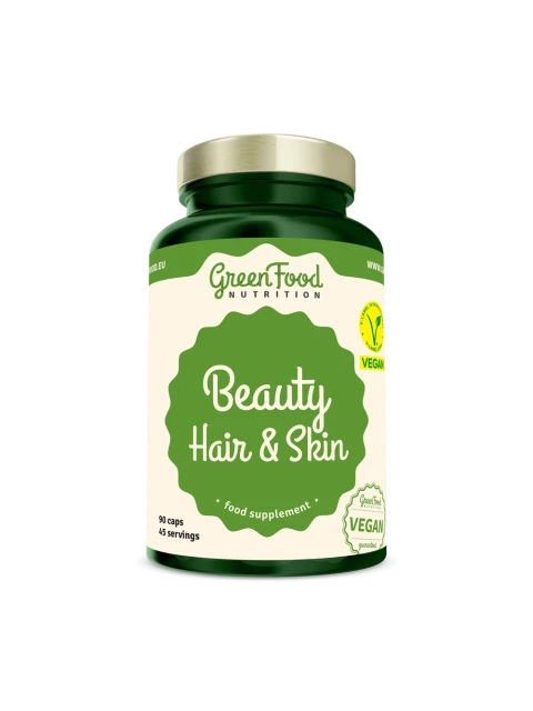 GreenFood Beauty Hair & Skin 90 kapslí