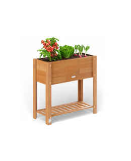 Casaria Vyvýšený truhlík z akáciového dřeva 68 cm