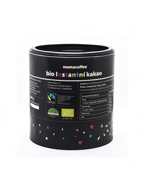 mamacoffee bio kakao instantní 500 g - Instatntní Fairtrade s třiňovým cukrem