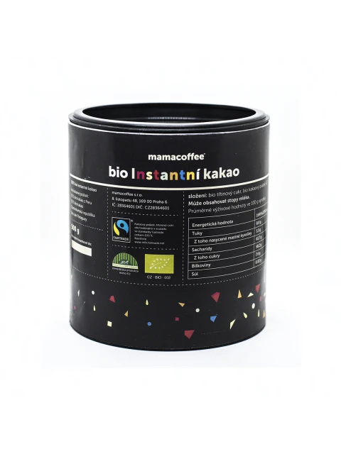 mamacoffee bio kakao instantní 500 g - Instatntní Fairtrade s třiňovým cukrem