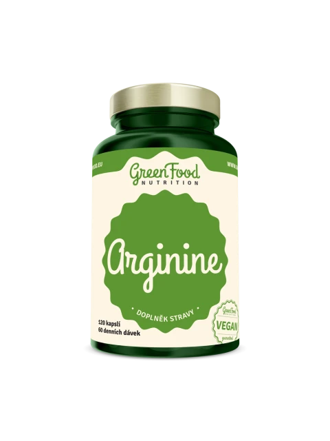 GreenFood Arginin 120 kapslí