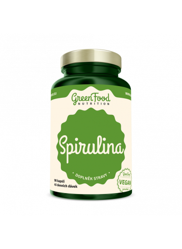 GreenFood Spirulina 90 kapslí