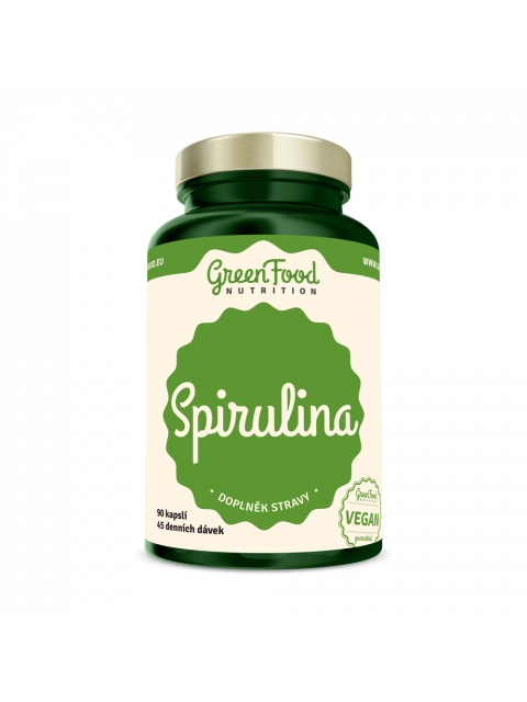 GreenFood Spirulina 90 kapslí