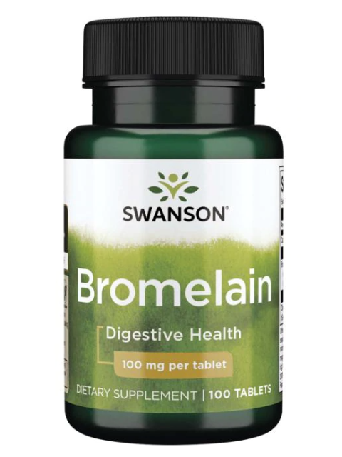 Swanson Bromelain (Bromelin), 100 mg, 100 tablet