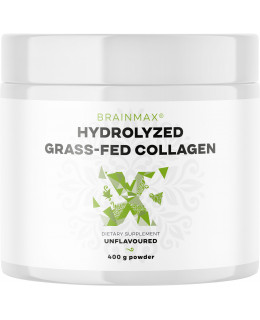 BrainMax Hydrolyzovaný Kolagen, Grass-fed Collagen, 400 g