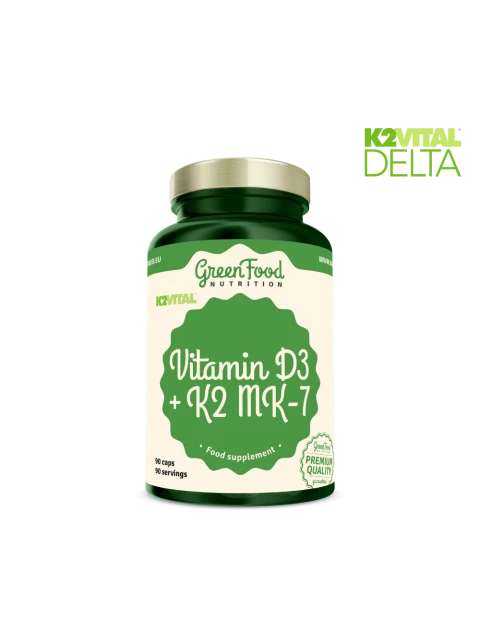 GreenFood Vitamin K2VITAL®DELTA + Vitamin D3 90 kapslí