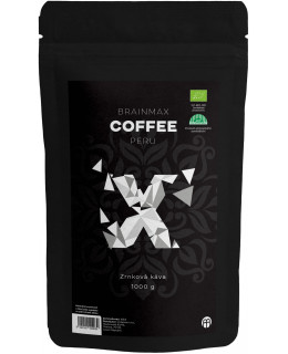 BrainMax Coffee Peru, zrnková káva, BIO, 1000 g